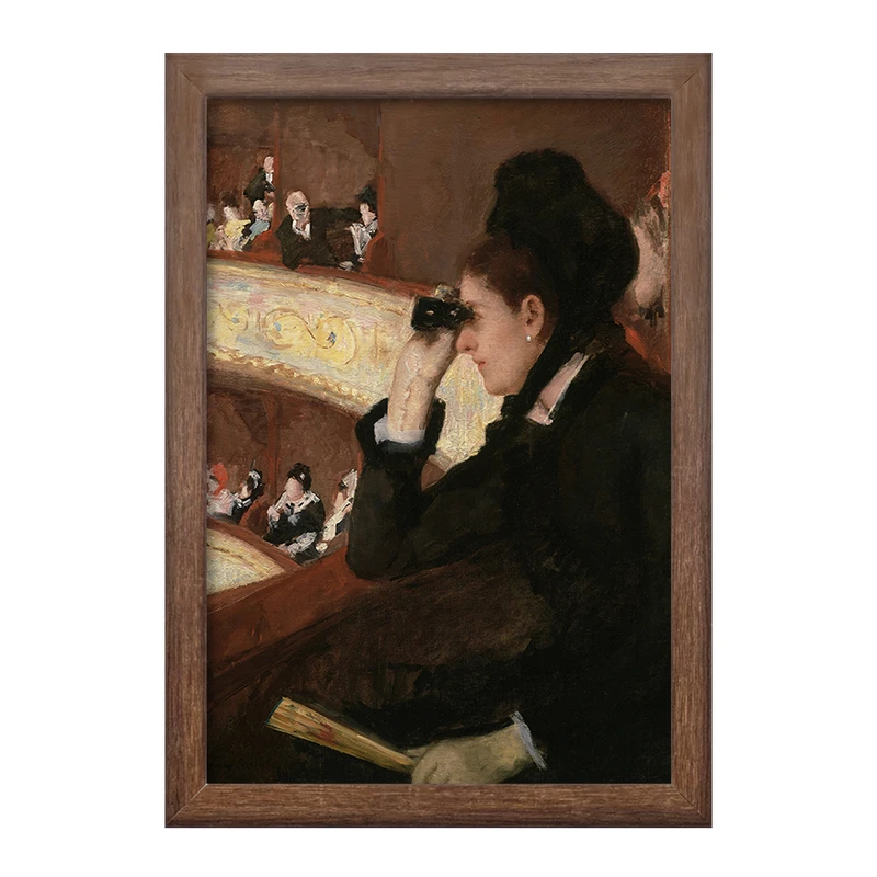 تابلو خندالو طرح نقاشی در جایگاه اثر مری کاسات کد F12158