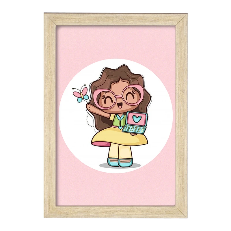 تابلو خندالو مدل دخترانه فانتزی کد 25735