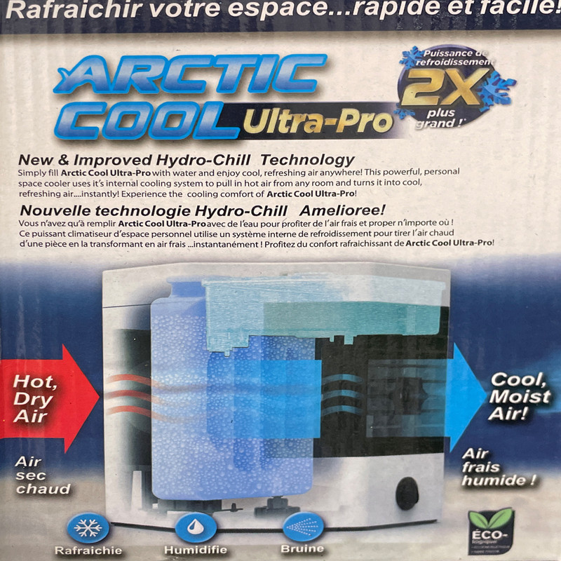 پنکه رومیزی مدل یخ خشک