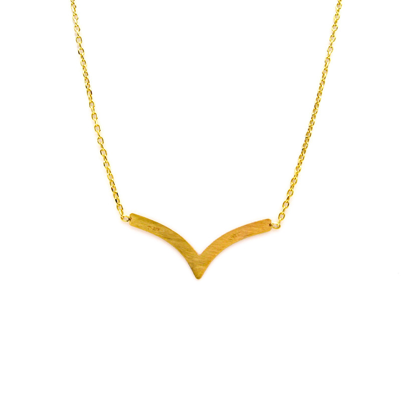 گردنبند طلا 18 عیار زنانه کاپانی کد KN014