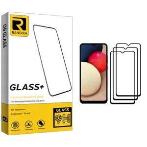 Randika GLD Screen Protector For Samsung Galaxy A02s Pack Of 3