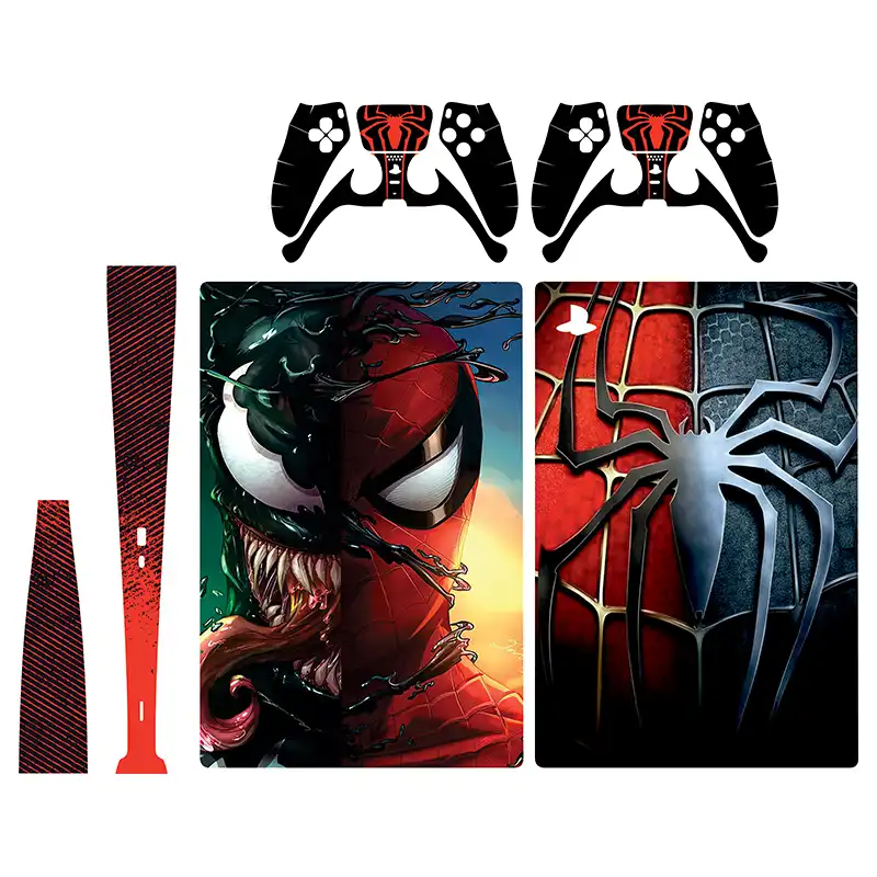 برچسب کنسول بازی پلی استیش 5 دیجیتال توییجین وموییجین مدل spider man 8 مجموعه 6 عددی