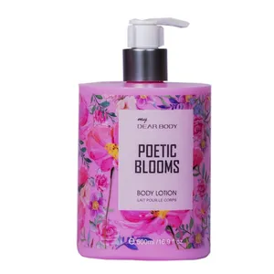 لوسیون بدن دیر بادی مدل poetic blooms حجم 500 میلی لیتر