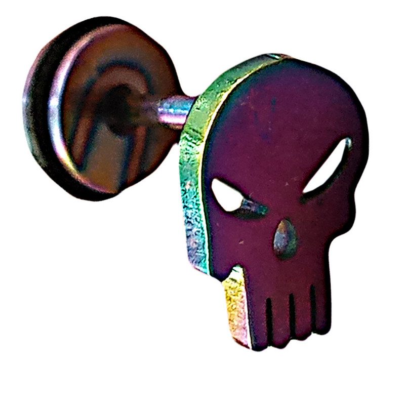 پیرسینگ گوش مدل جمجمه کد J63