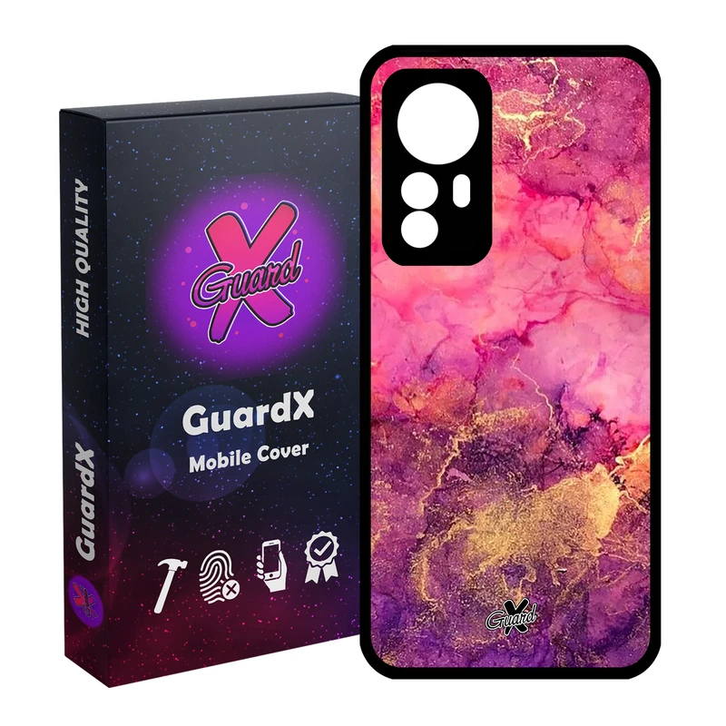 کاور گارد ایکس طرح ماربل مدل Glass10283 مناسب برای گوشی موبایل شیائومی Redmi Note 12S