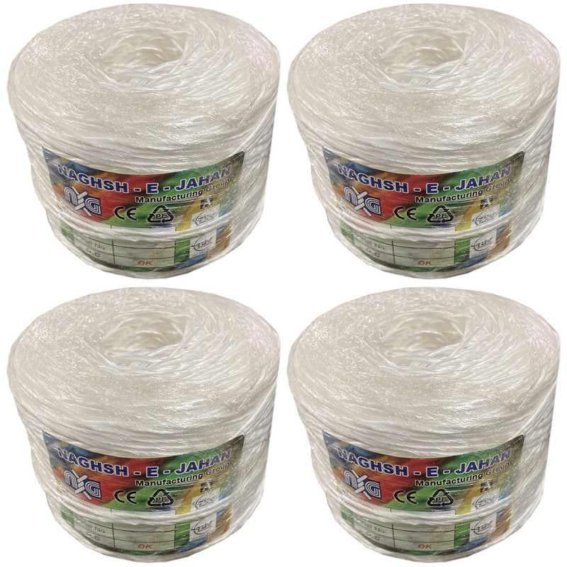 نخ بسته بندی نقش جهان مدل تابیده K300 بسته 4 عددی