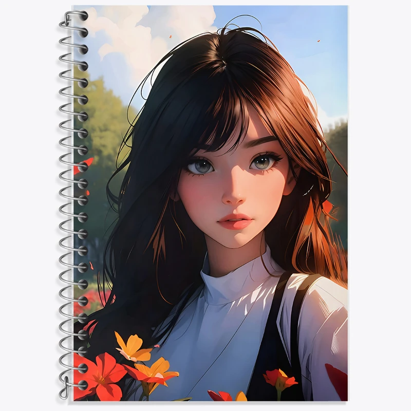 دفتر نت موسیقی 50 برگ خندالو طرح دخترانه کد F8057