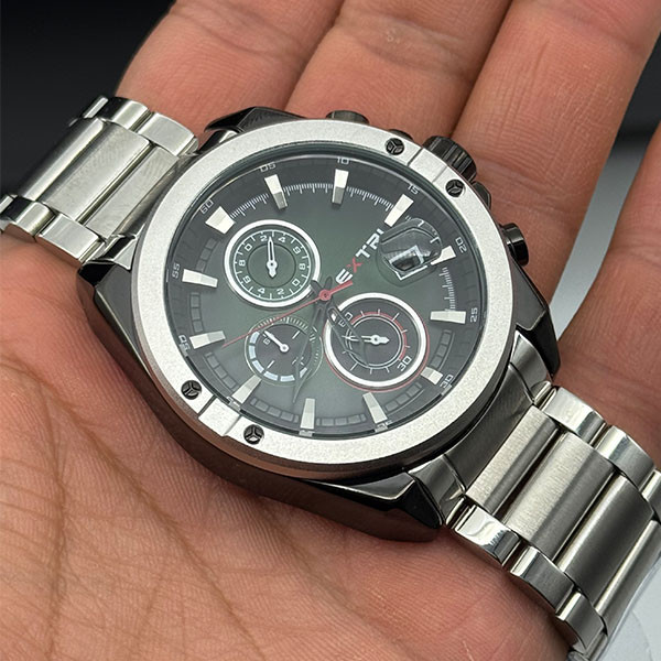 ساعت مچی عقربه‌ای مردانه کوارتز کرنوگراف ایکس تری مدل 6067