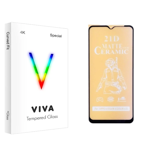 محافظ صفحه نمایش سرامیکی ویوا مدل 4K مناسب برای گوشی موبایل سامسونگ Galaxy A12