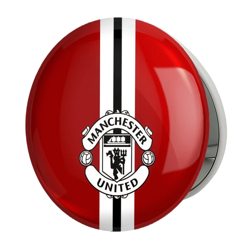 آینه جیبی خندالو طرح باشگاه منچستر یونایتد مدل تاشو کد 26478 