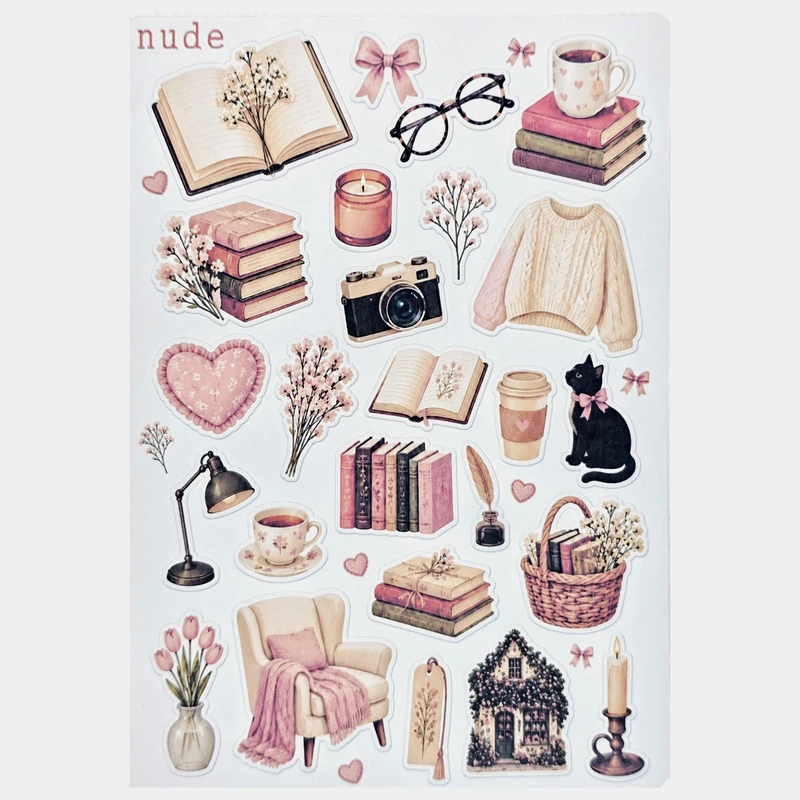 برچسب طرح برش خورده بولت ژورنال مدل Nude A5