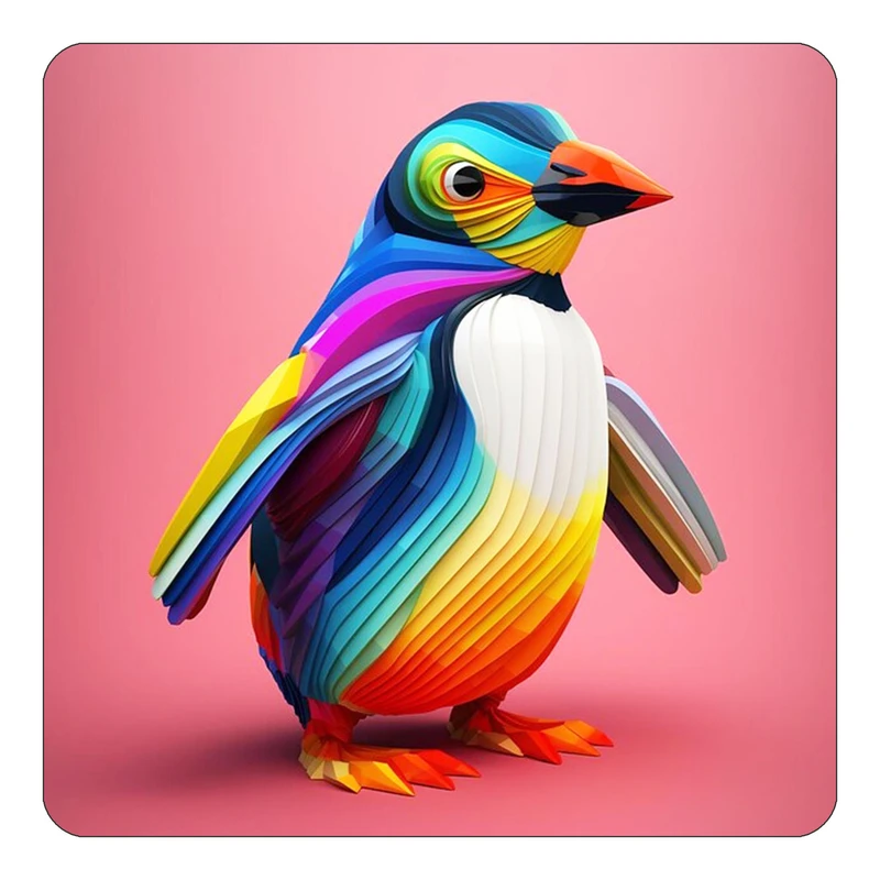 مگنت کاکتی طرح حیوانات رنگی مدل mp25289