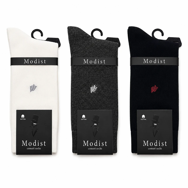 جوراب مردانه مدیست مدل MM3609001 مجموعه 3 عددی