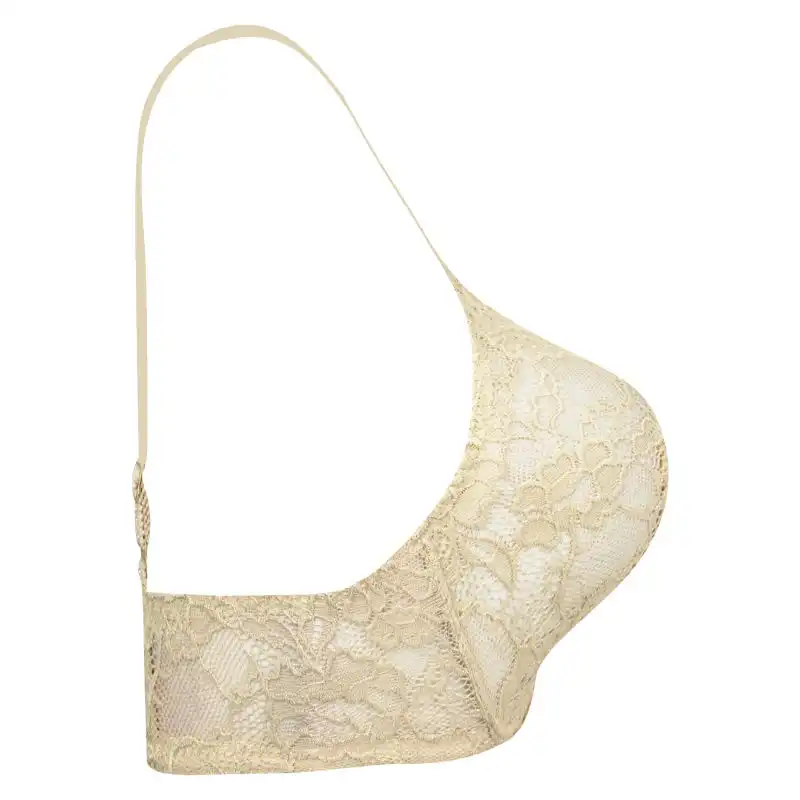 ست شورت و سوتین زنانه پانیذ مدل C-91-00 رنگ کرم