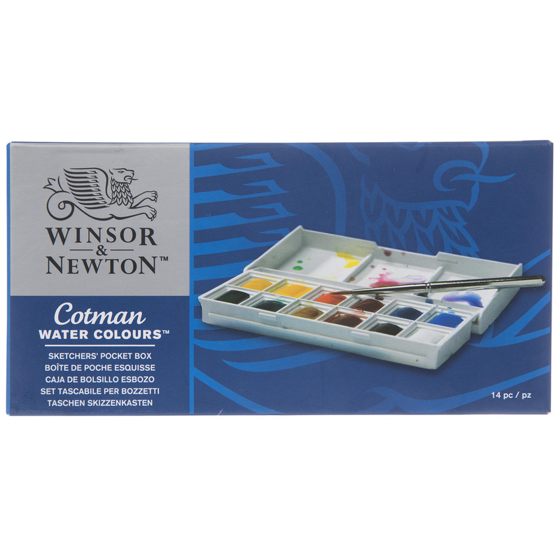 آبرنگ 12 رنگ وینزور اند نیوتن مدل کاتمن