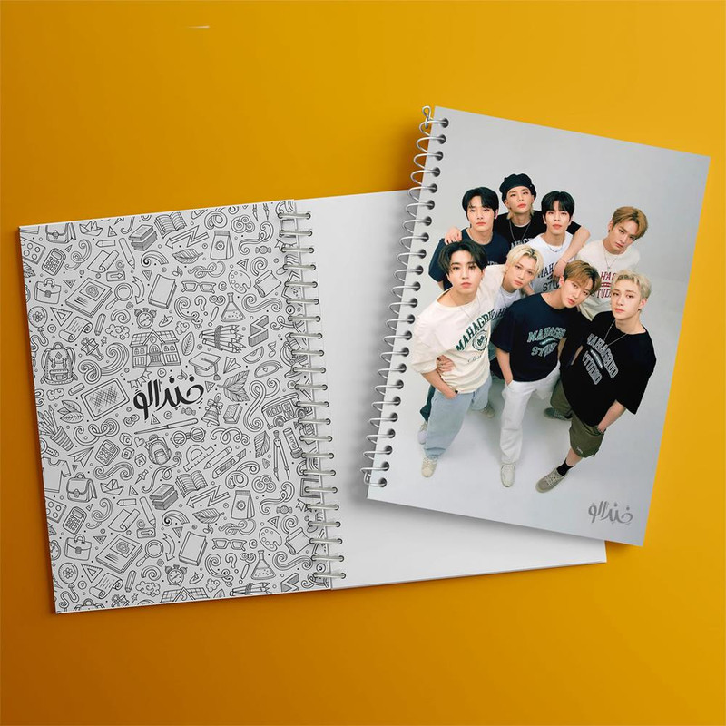 دفتر مشق 100 برگ خندالو طرح گروه استری کیدز Stary Kids کد 16877