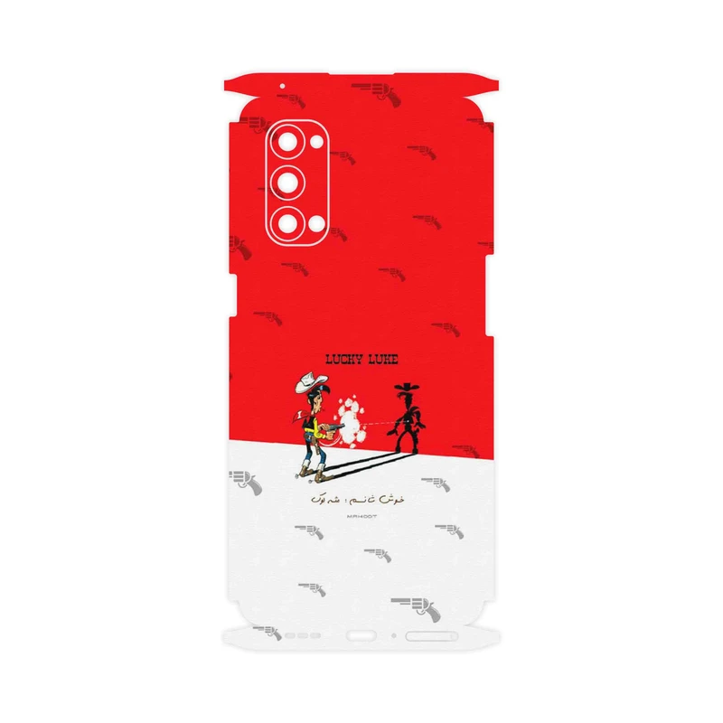 برچسب پوششی ماهوت مدل Lucky Luke-FullSkin مناسب برای گوشی موبایل اپو Reno4 Pro 5G