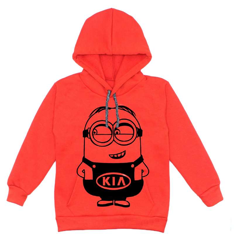 هودی پسرانه مدل مینیون W24 رنگ قرمز  