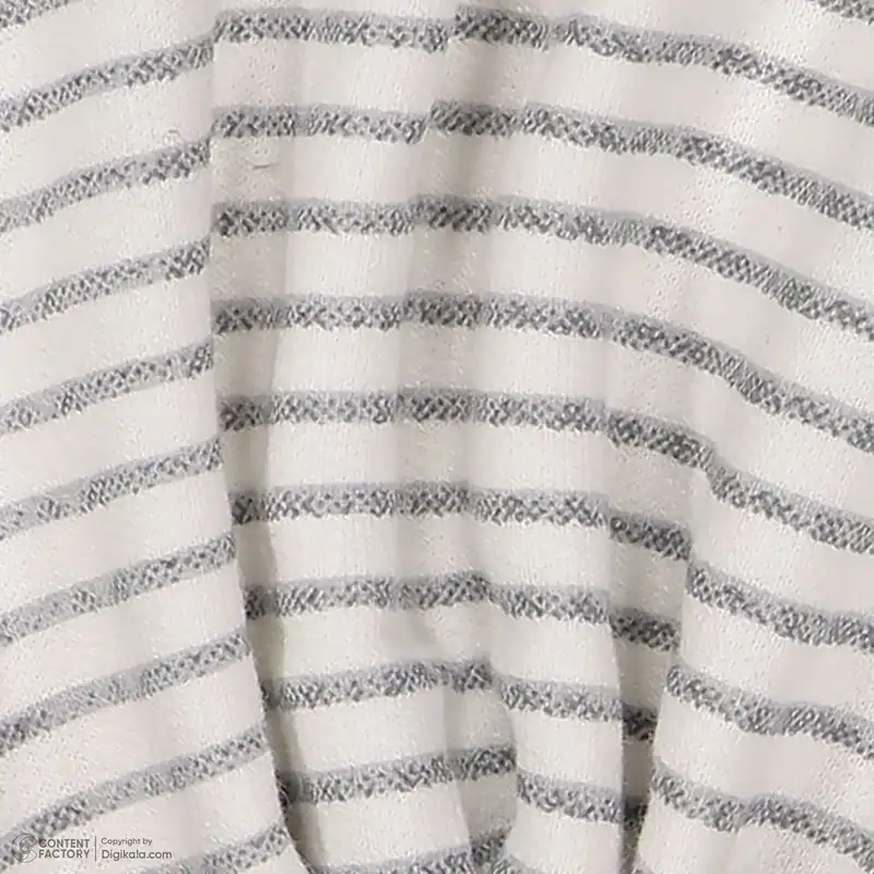 ست سرهمی و کلاه نوزادی دخترانه ایندیگو مدل 23109 رنگ طوسی