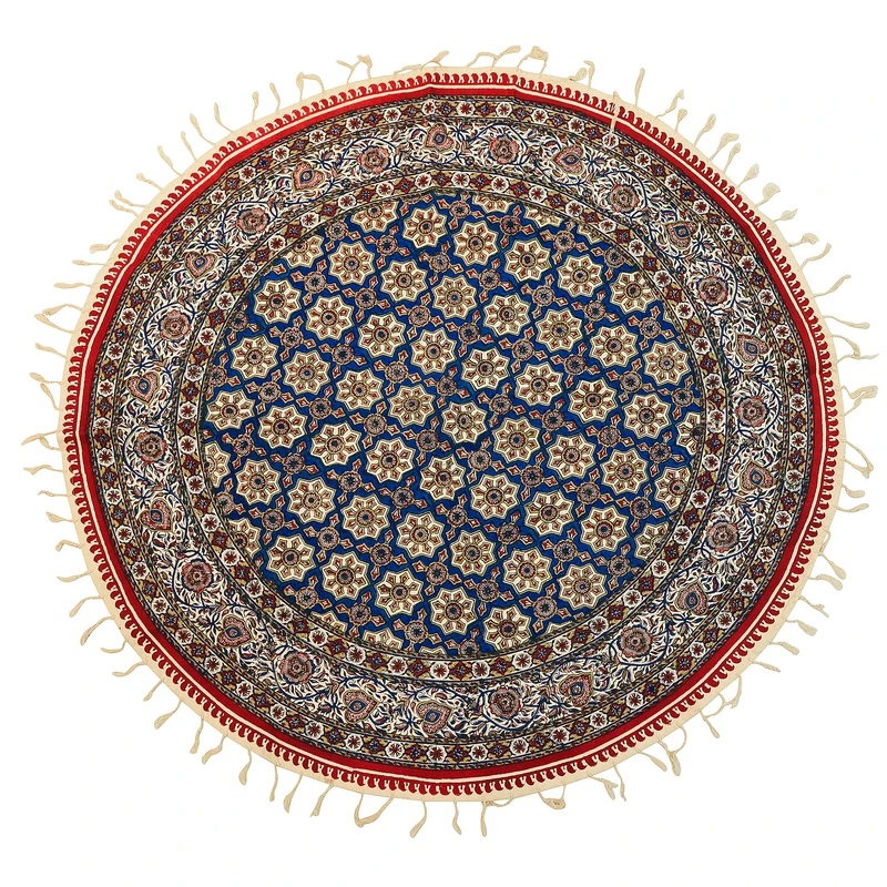 رومیزی قلمکار زابلیان مدل اعلی طرح فرفیون کد Sq100