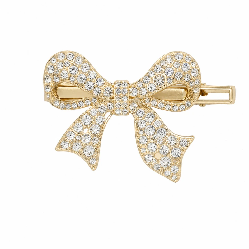 گیره مو زنانه مدل  استیل کد Crystal Hairpin 02