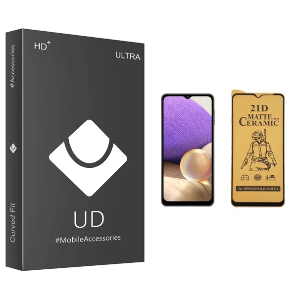 محافظ صفحه نمایش سرامیکی یو دی مدل ULTRA مناسب برای گوشی موبایل سامسونگ Galaxy A32