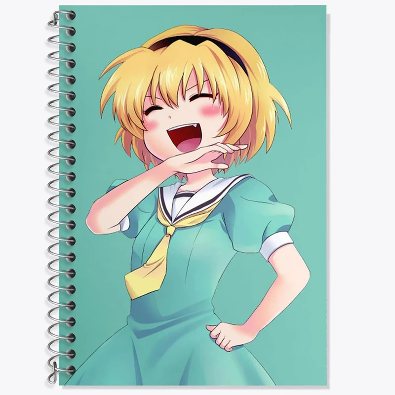 دفتر لغت 50 برگ خندالو مدل ساتوکو هوجو انیمه هیگوراشی وقتی اشک می ریزد کد 18150