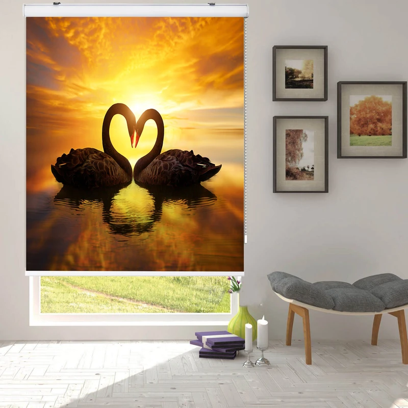 پرده شید زیو کد AN053 سایز 200 × 160 سانتی‌ متر