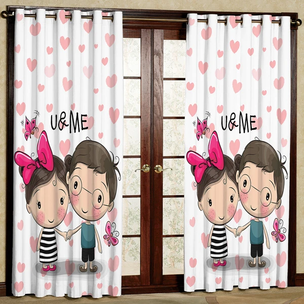 پرده مدل مخمل پانچی کد 7467 سایز 280x140 سانتی متر