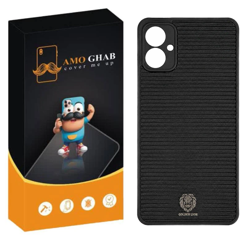 کاور عمو قاب طرح چرم مناسب برای گوشی موبایل سامسونگ Galaxy A06