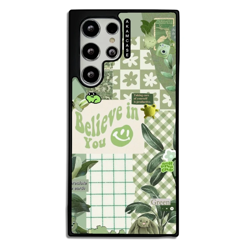 کاور آکام مدل AMC-WSGS22U-GREEN-14 مناسب برای گوشی موبایل سامسونگ Galaxy S22 Ultra