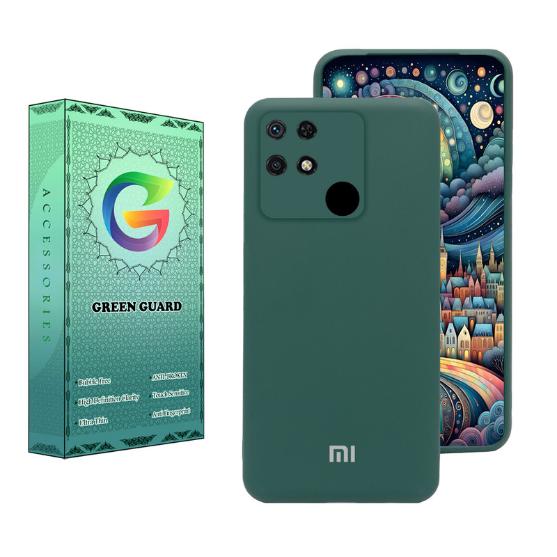 کاور گرین گارد مدل KiLo طرح سیلیکونی مناسب برای گوشی موبایل شیائومی Redmi 10C / Poco C40