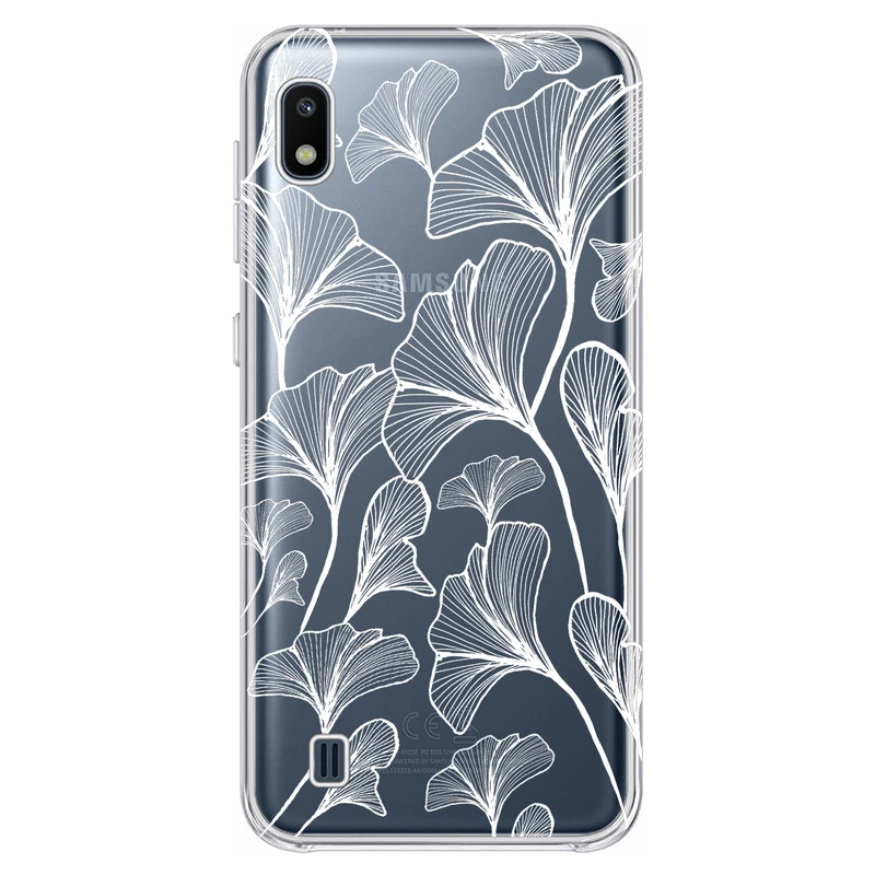 کاور مگافون طرح برگ مدل C51-W مناسب برای گوشی موبایل سامسونگ Galaxy A10