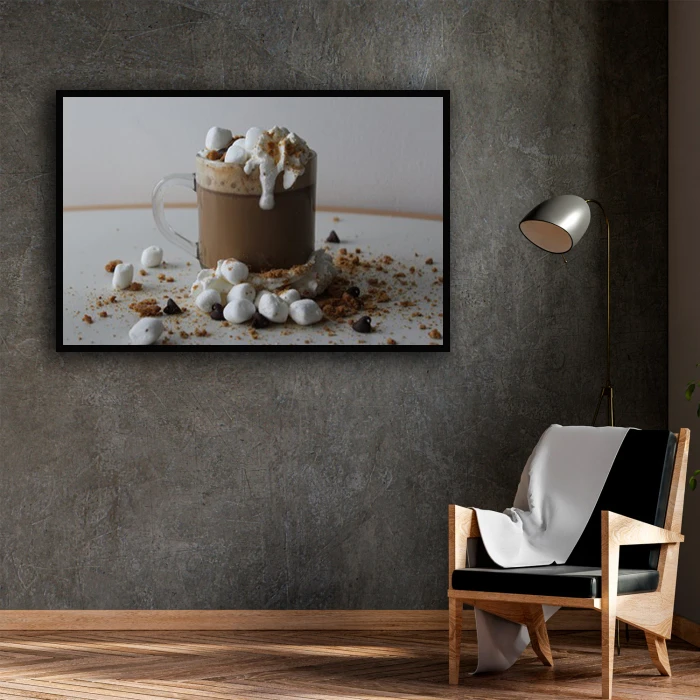 تابلو بکلیت طرح کافه و شکلات مدل B-D1434