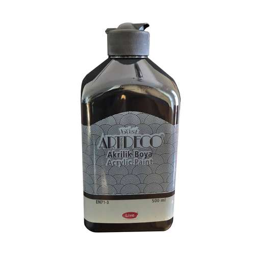 رنگ چوب پوششی سیاه اکرلیک ارتدکو مدل  AF85 حجم 500 میلی لیتر