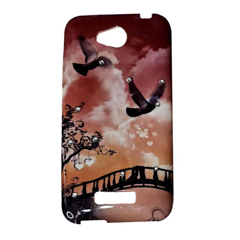 کاور نگین دار مدل 02 مناسب برای گوشی موبایل اچ تی سی Desire 616