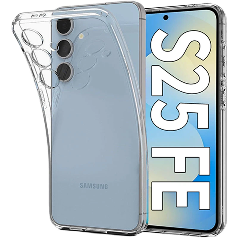کاور مسیر مدل Clear Jelly مناسب برای گوشی موبایل سامسونگ Galaxy S25 FE