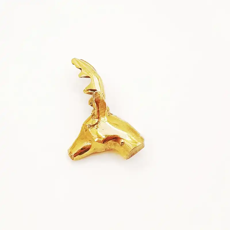 مجسمه برنجی طرح سر گوزن کد 789