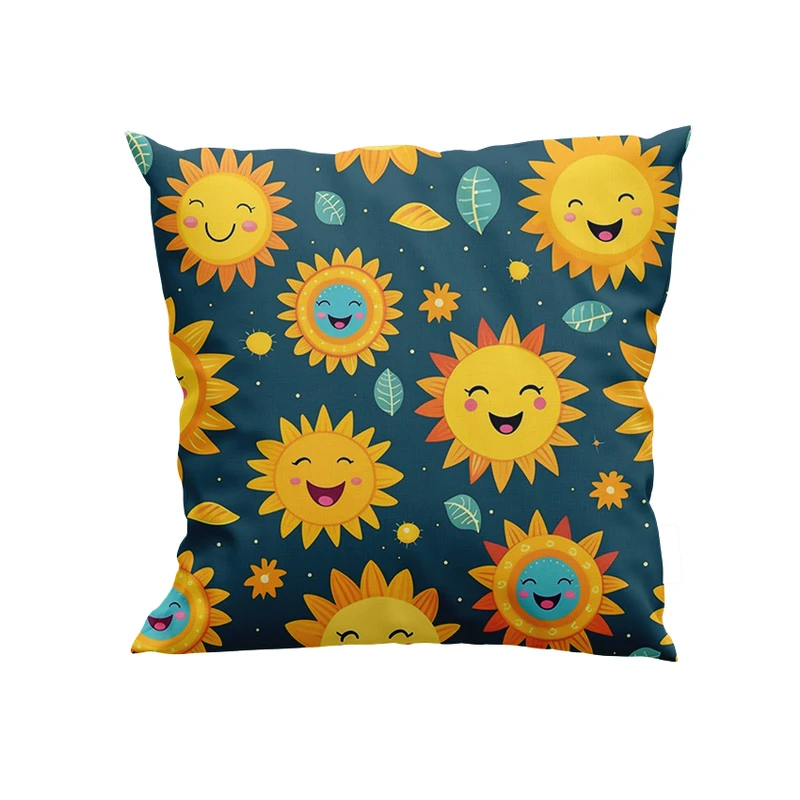 کوسن پاد آفرین مدل گل های خندان کد DKK785