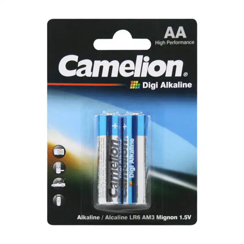 باتری قلمی کملیون مدل Digi Alkaline LR6AM3-mignon بسته 2 عددی