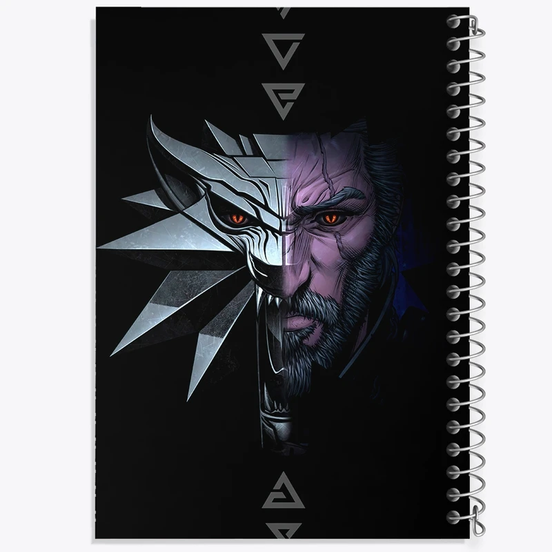 دفتر نقاشی 50 برگ خندالو طرح ویچر کد F2407