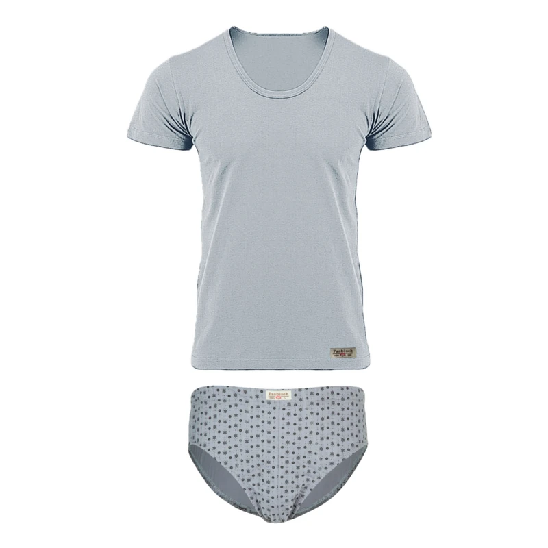 ست شورت و زیرپوش مردانه پنبینه مدل نخ پنبه خالص صادراتی