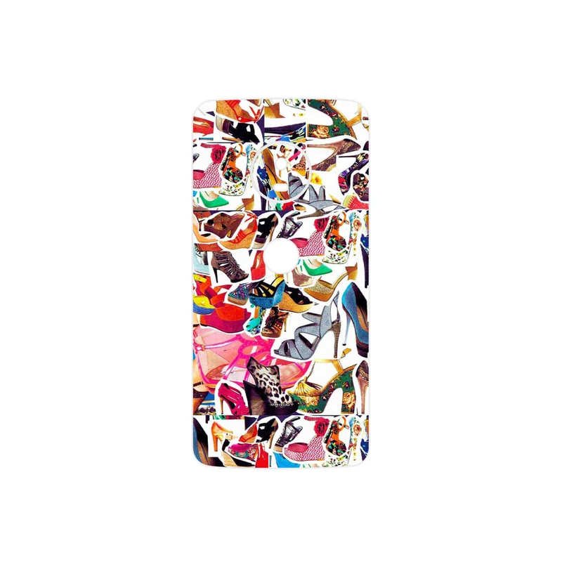 برچسب پوششی ماهوت مدل Collage of High heel Shoes مناسب برای گوشی موبایل موتورولا Moto G5 Plus
