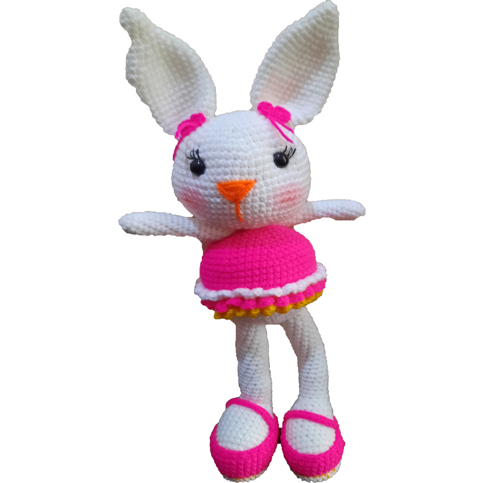عروسک بافتنی طرح خرگوش کوچولو کد m1022