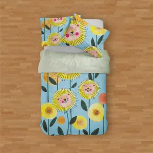 سرویس روتختی مدوپد طرح شیرین مدل mod00521 یک نفره 4 تکه