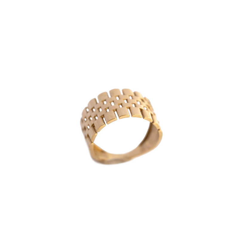 انگشتر طلا 18 عیار زنانه الی گالری مدل رولکس