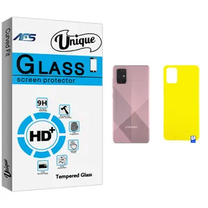 AFS Unique Glass Back Protector For Samsung Galaxy A71