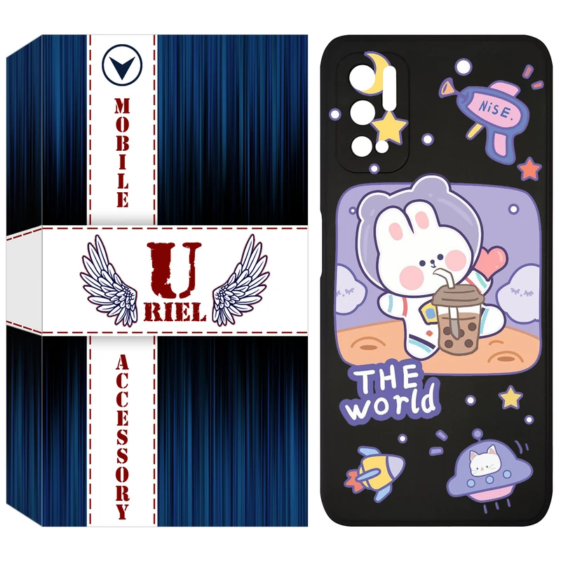 کاور یوریل مدل KSH کد 8 طرح خرگوش فضانورد مناسب برای گوشی موبایل شیائومی Poco M3 Pro