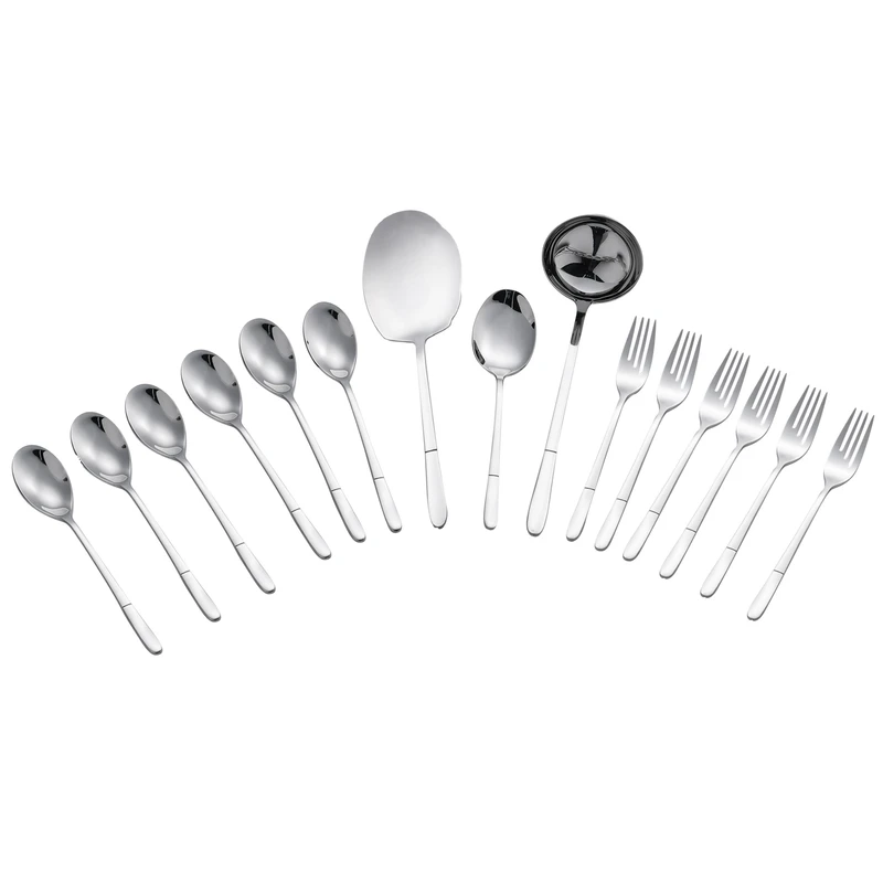 سرویس قاشق و چنگال 15 پارچه جی فی نی مدل G-2226 مناسب 6 نفر