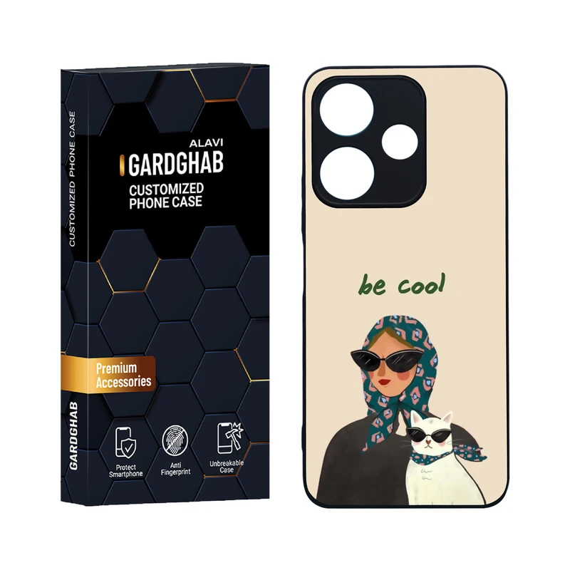 کاور گارد قاب علوی مدل دورژله ای فانتزی مناسب برای گوشی موبایل شیائومی Redmi 13 4G / 5G